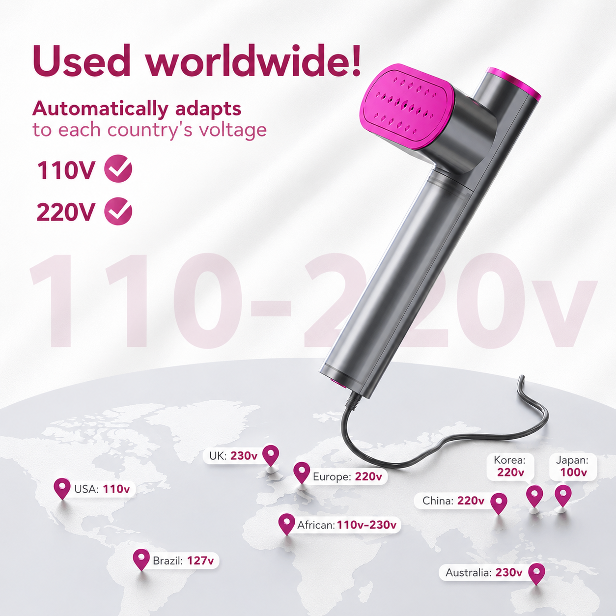 Crisply™ IronGo Travel Steamer for Clothes