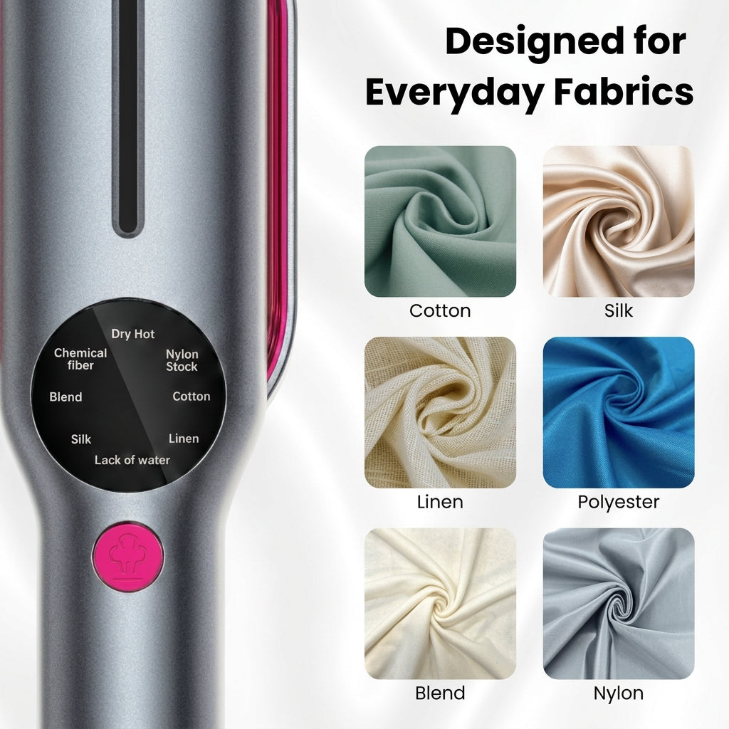 Crisply™ SteamIron 2-in-1 Portable Steamer & Iron