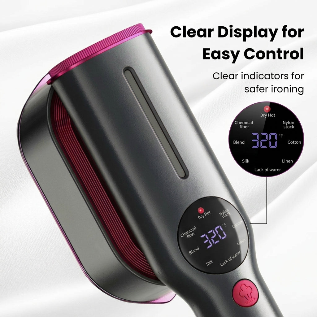Crisply™ SteamIron 2-in-1 Portable Steamer & Iron