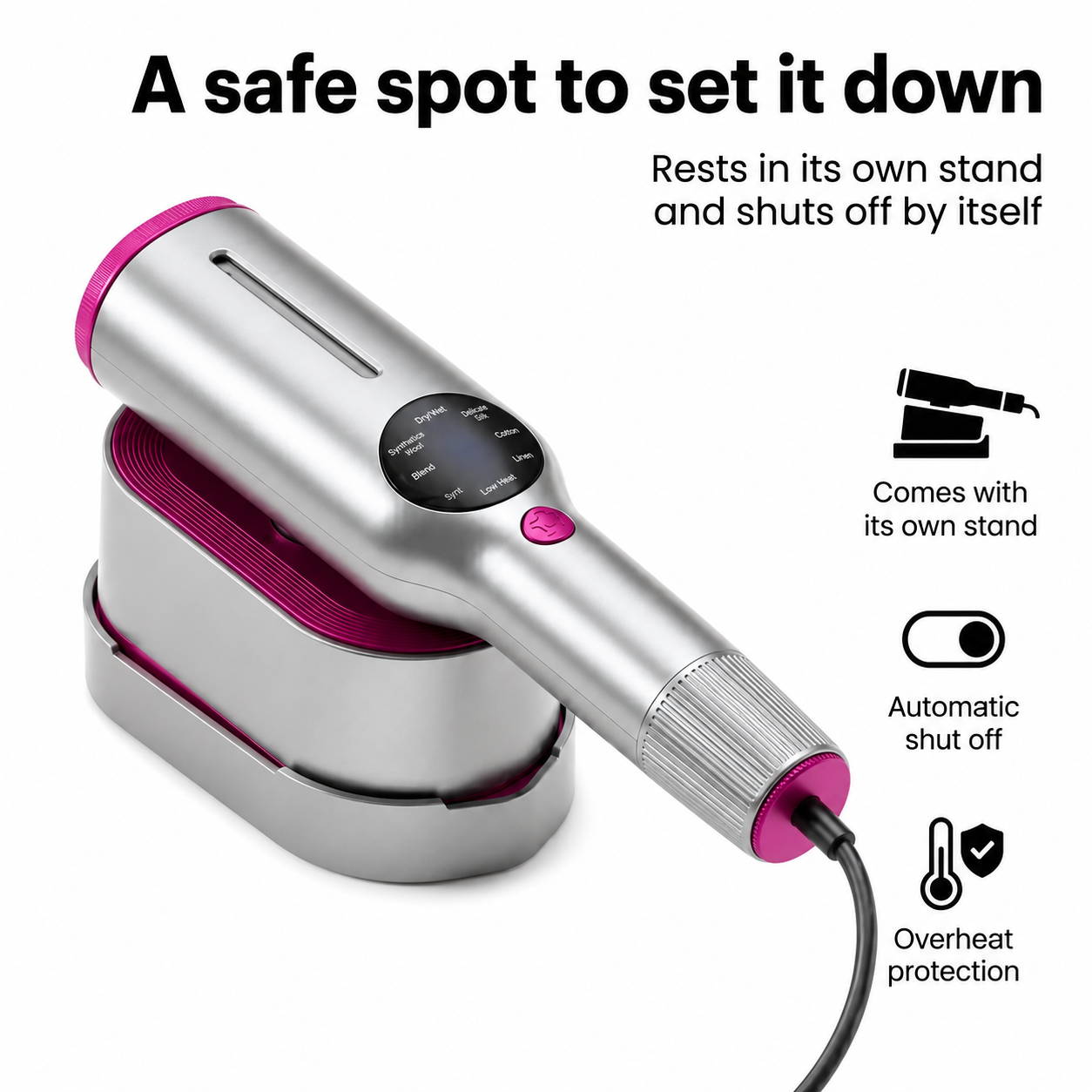 Crisply™ SteamIron 2-in-1 Portable Steamer & Iron