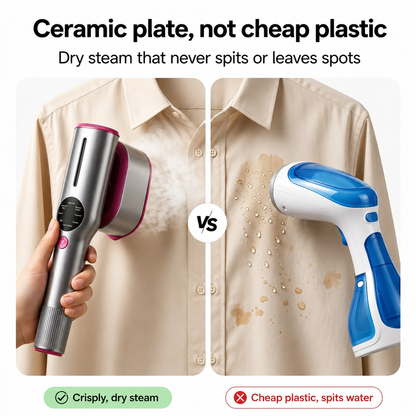 Crisply™ SteamIron 2-in-1 Portable Steamer & Iron