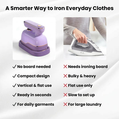 Crisply™ SteamPro 2-in-1 Steamer & Iron